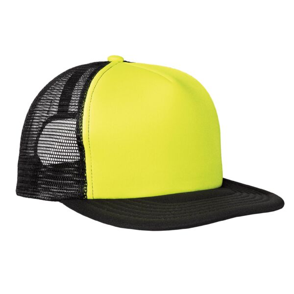 Flat Bill Snapback Trucker Cap Thumbnail