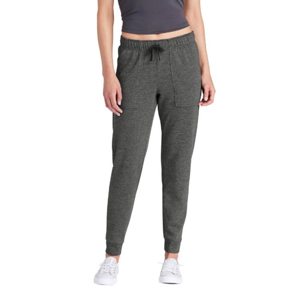 Ladies PosiCharge ® Tri Blend Wicking Fleece Jogger Thumbnail