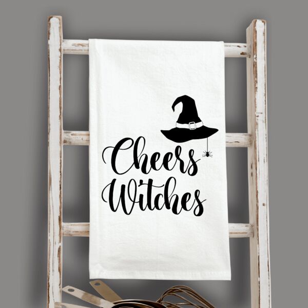CTT000013, Halloween, Cute Tea Towels, Cheers Witches Thumbnail